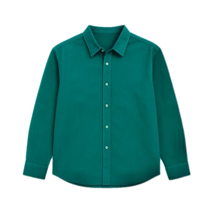 GREEN (SENZA TEMPLE)LONG SLEEVE SHIRT