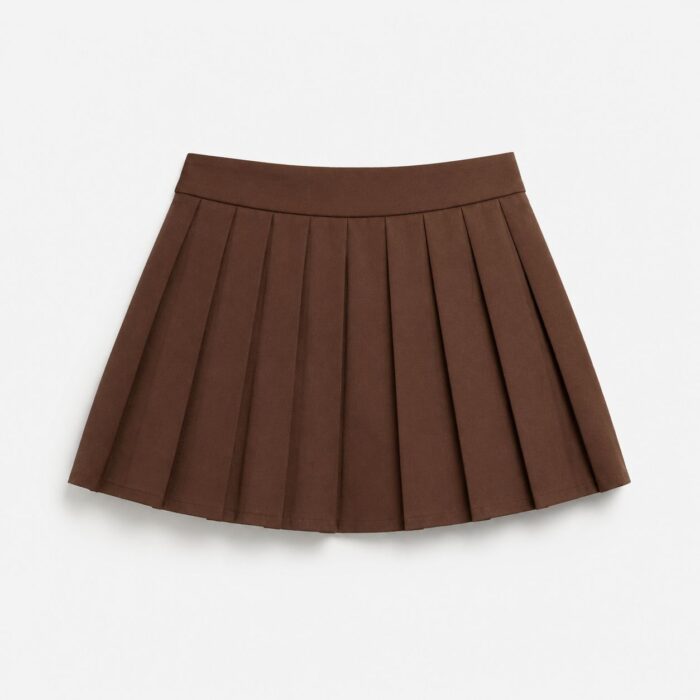 KA TENNIS SKIRT(BROWN)